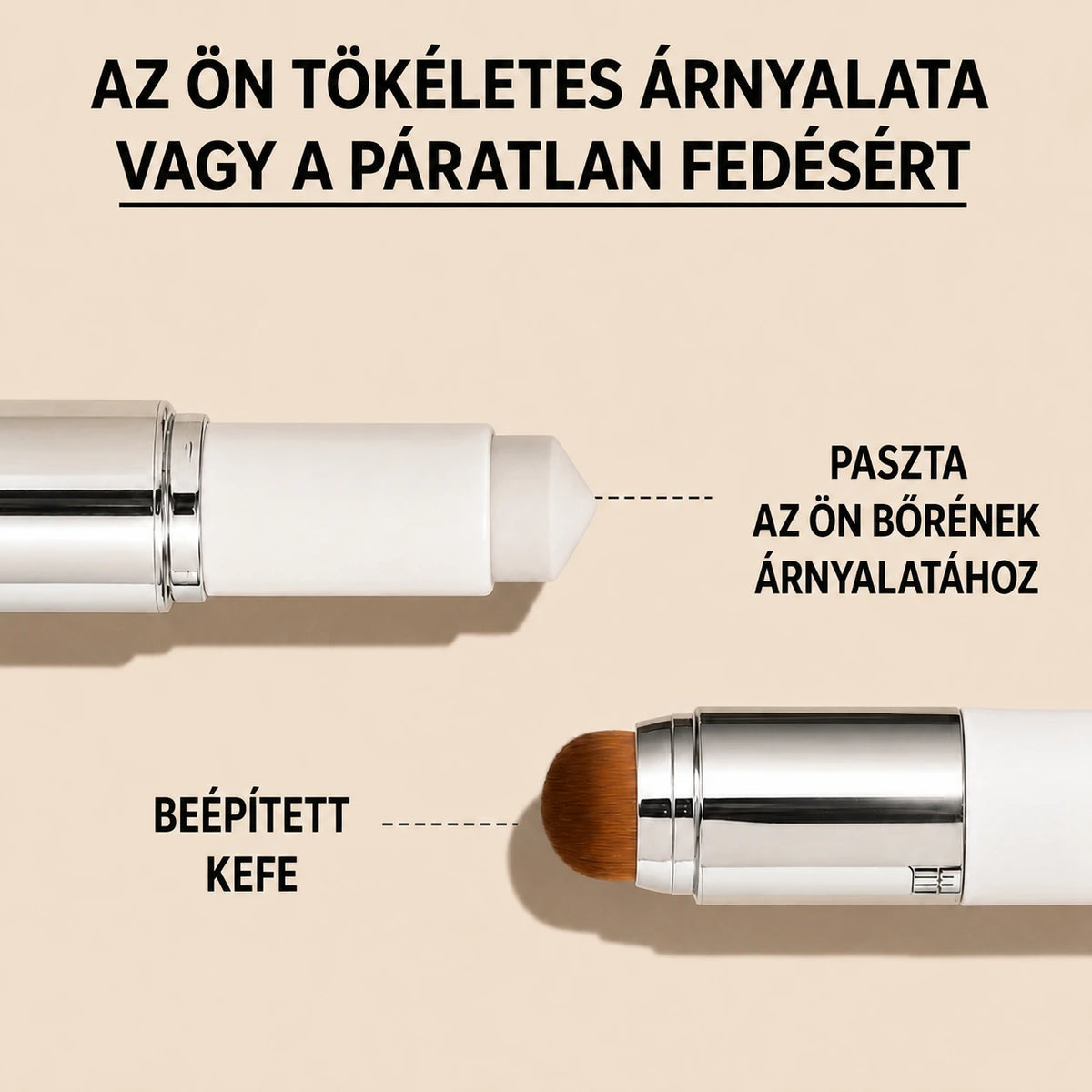 Kalea 2 az 1-ben fedőstift beépített ecsettel